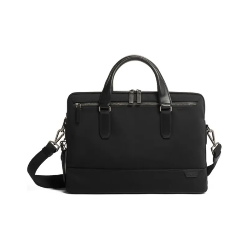 TUMI TUMI Harrison Nylon Briefcase Laptop Bag Shoulder Bag Crossbody Bag Handbag Regular Unisex Black-0
