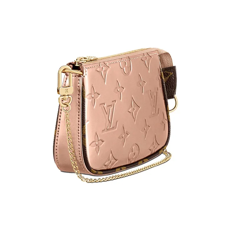 LOUIS VUITTON Mini Pochette Accessoires Rose Gold-2