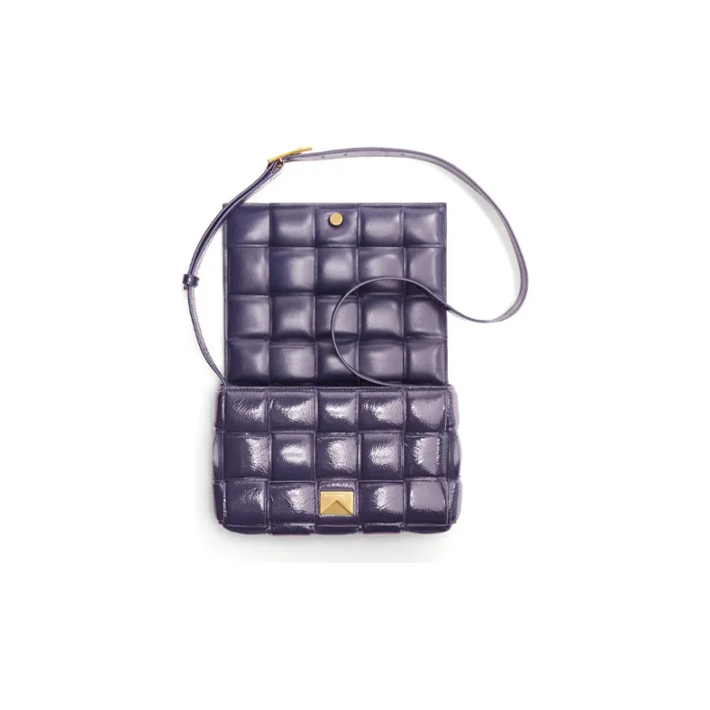 Bottega Veneta Padded Cassette Intrecciato Raisin-7