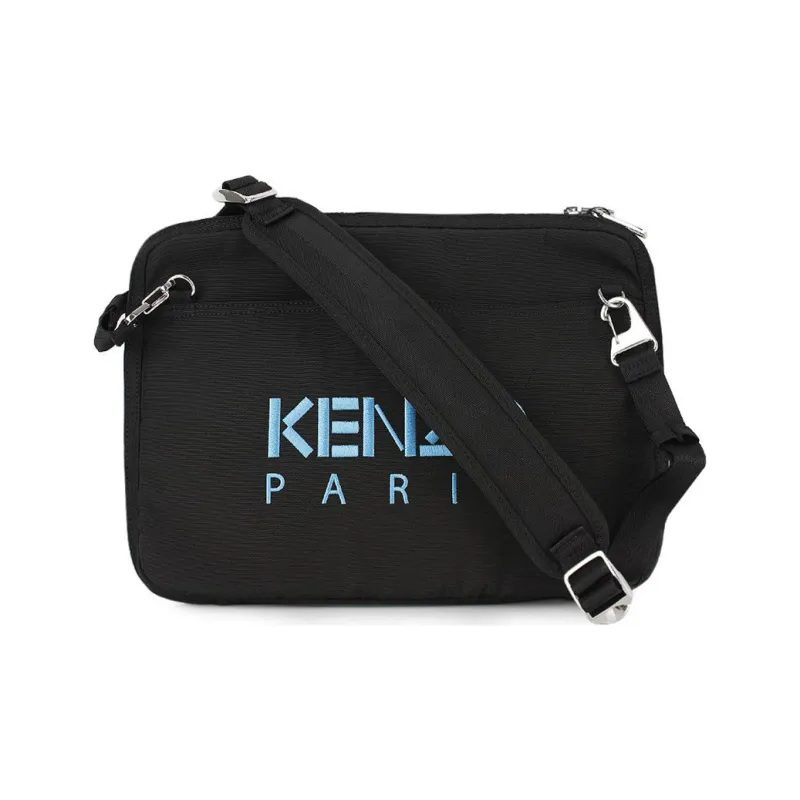 KENZO Fabric Shoulder Bag Crossbody Bag Men's Black-2