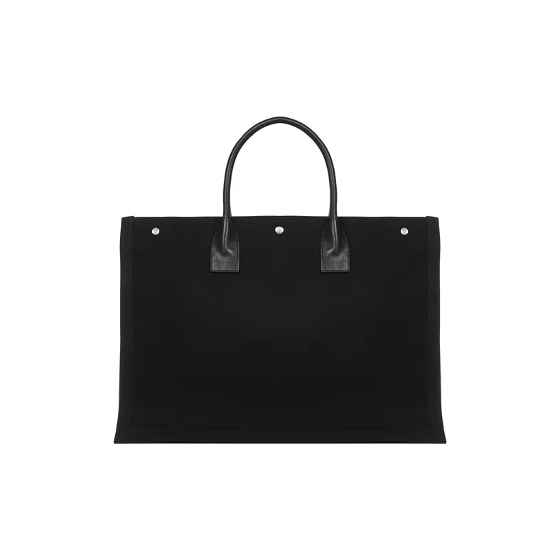 SAINT LAURENT Rive Gauche Tote Bag Black-3