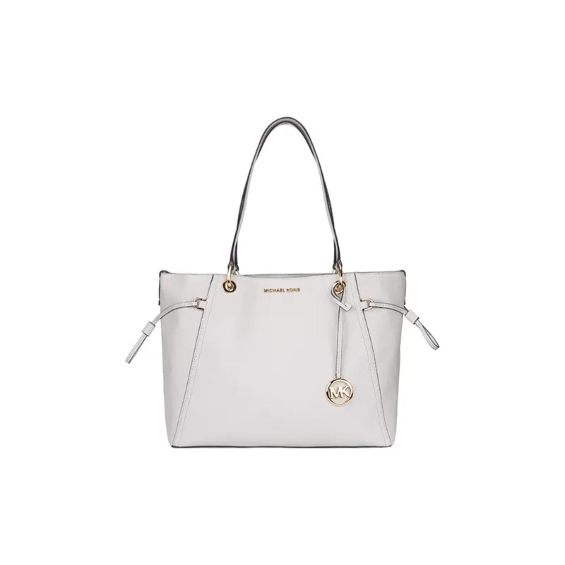 MICHAEL KORS Nicole Cow Leather Handbag, Shoulder Bag Women's Vanilla-0