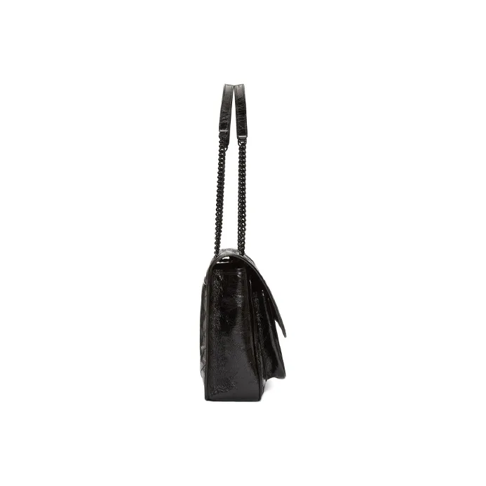 SAINT LAURENT Niki Cow Leather Crossbody Bags Shoulder Bags Women's Black-1