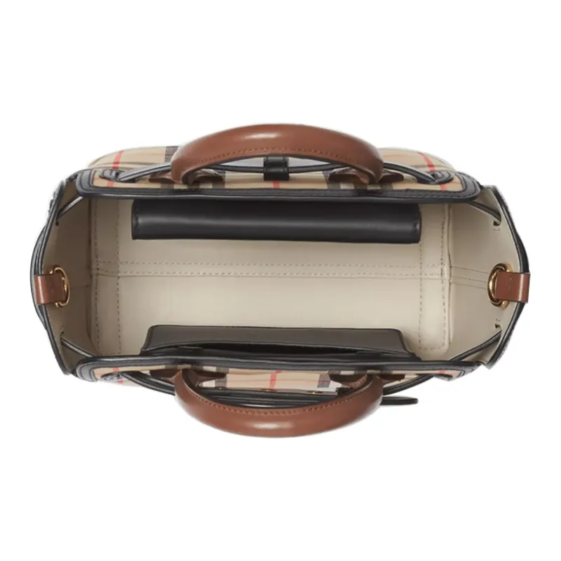 Burberry Cow Leather Belt Bag Crossbody One Shoulder Handbag Unisex Archive Beige-3