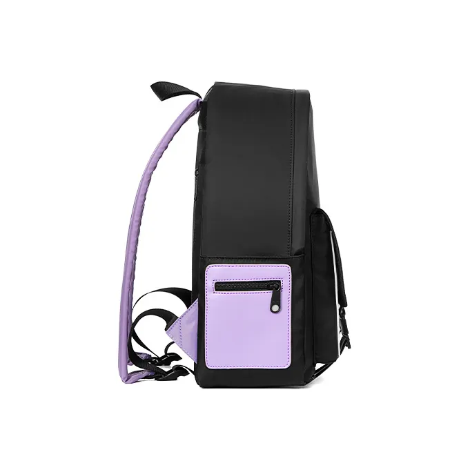 MR.ACE HOMME Nylon Fabric Backpack Regular Women's Black-2