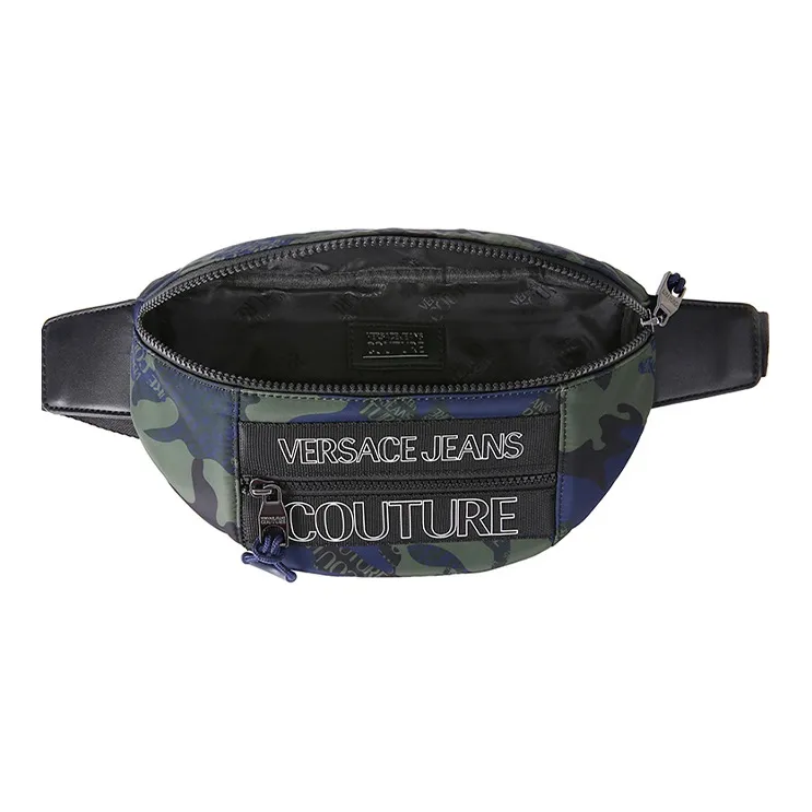VERSACE JEANS COUTURE Sling Bag Fanny Pack Mini Men's Army Green-4