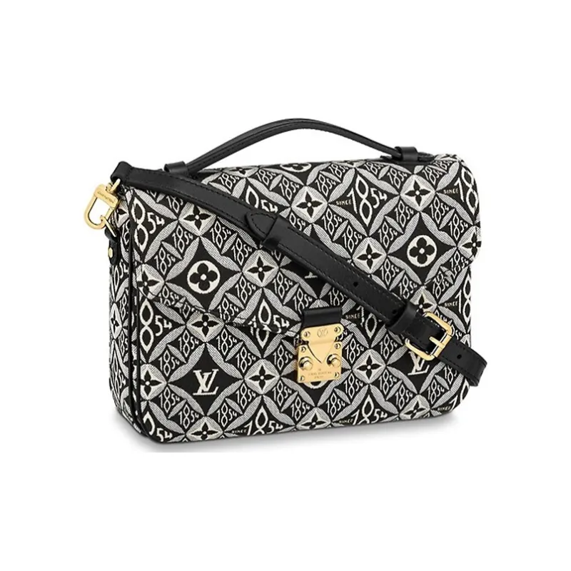 LOUIS VUITTON Pochette Metis Mm Since 1854 Jacquard Gray/Black-0