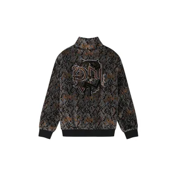 DAVID NAMAN Jacket Men's Leopard Print