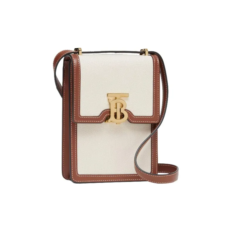Burberry Robin Mini Bag White/Tan-1