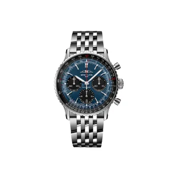 BREITLING Aviation Chronometer Automatic Mechanical Movement Men's Watches Watch 41mm Blue Dial