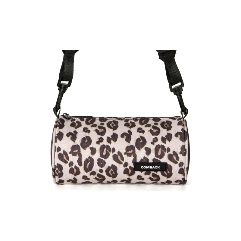 COMBACK Leather Cylinder Bag, Shoulder Bag Mini Unisex Camouflage/Black/Yellow NS-1