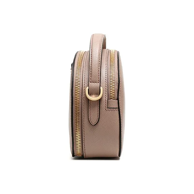 PRADA Cow Leather Crossbody One Shoulder Handbags Women's Nude-2