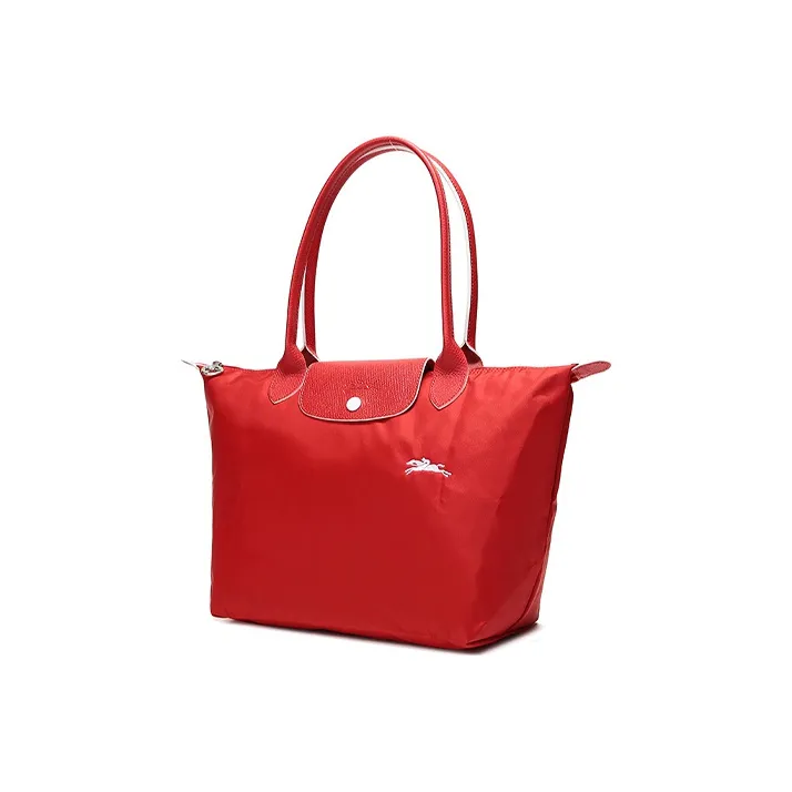 LONGCHAMP Le Pliage Club Fabric One Shoulder Handbag Women's Pitch Red-1
