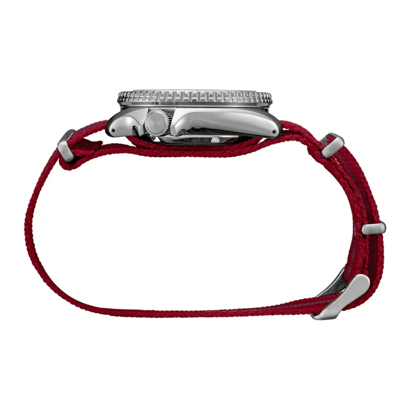 SEIKO Naruto Boruto Collection Automatic Mechanical Movement Nylon Strap Watch 46mm Unisex Red Watch Dial SBSA089-3