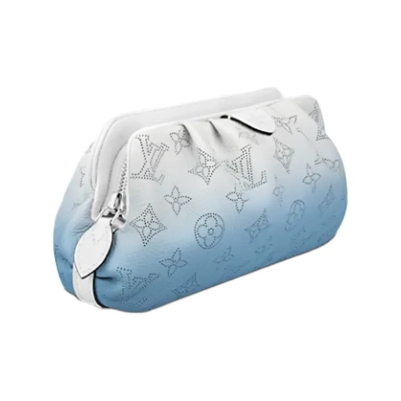 LOUIS VUITTON Scala Calfskin Cloud Bag, Clutch, Shoulder Bag, Crossbody Bag Mini Women's Light Blue-1