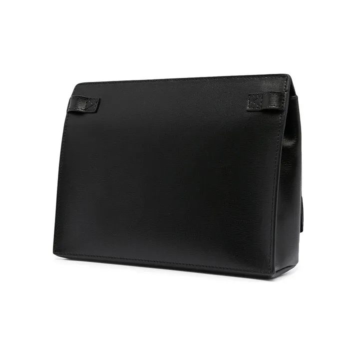 FERRAGAMO Cow Leather Shoulder Bag, Crossbody Bag Women's Black-2
