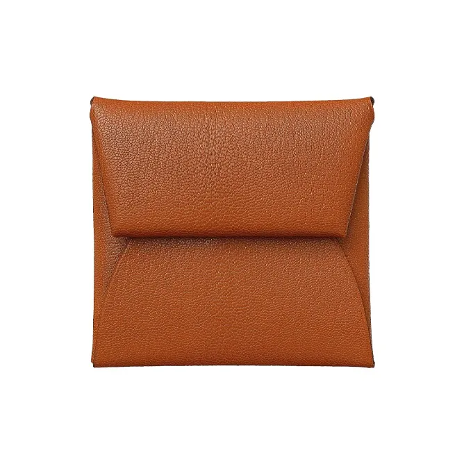 HERMES Bastia Epsom Calfskin Wallet Women's Gingerbread-0