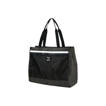 PUMA Fabric Tote Bag, Shopping Bag, Handbag, Shoulder Bag Regular Unisex Black