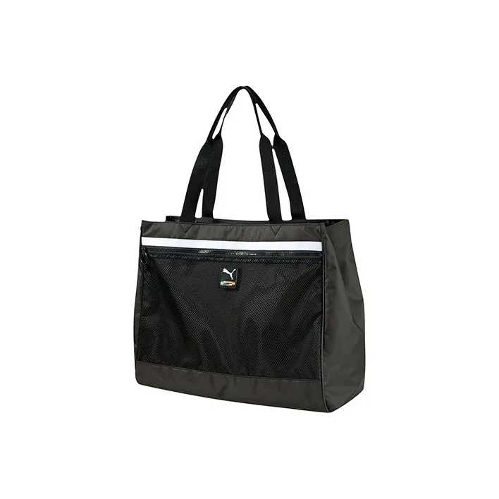 PUMA Fabric Tote Bag, Shopping Bag, Handbag, Shoulder Bag Regular Unisex Black-0