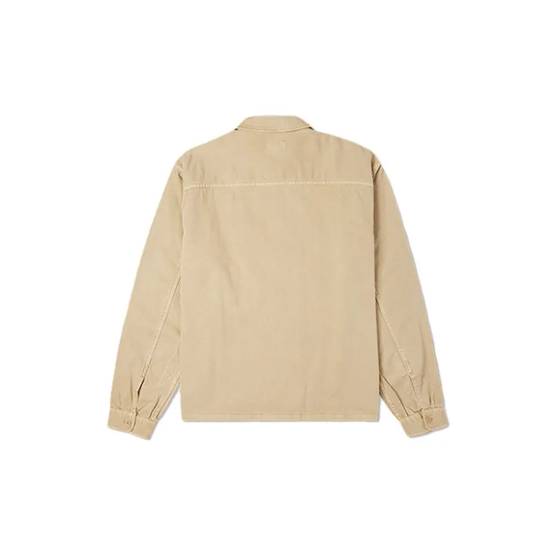 Converse WOVEN ZIPPER Jackets Unisex Khaki-1
