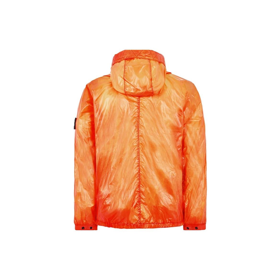 Orange stone island coat online