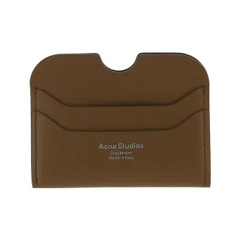 Acne Studios Calfskin Wallet Regular Unisex Camel