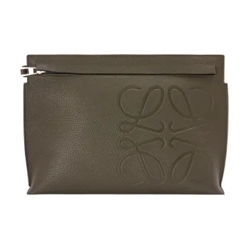 LOEWE Cow Leather Shoulder Clutch Regular Men's Jasper
