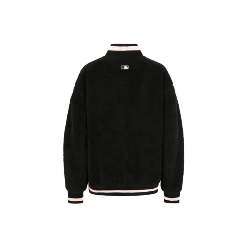 MLB Jackets Unisex Black Pink-1
