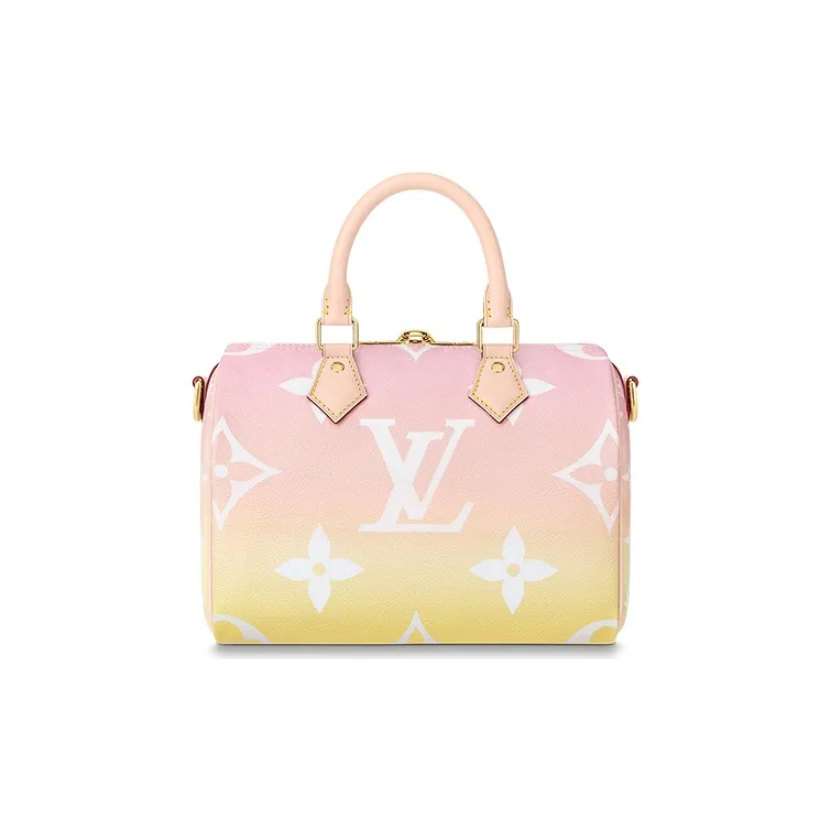 LOUIS VUITTON Speedy Bandouliere Gradient Pastel 25 Light Pink-2