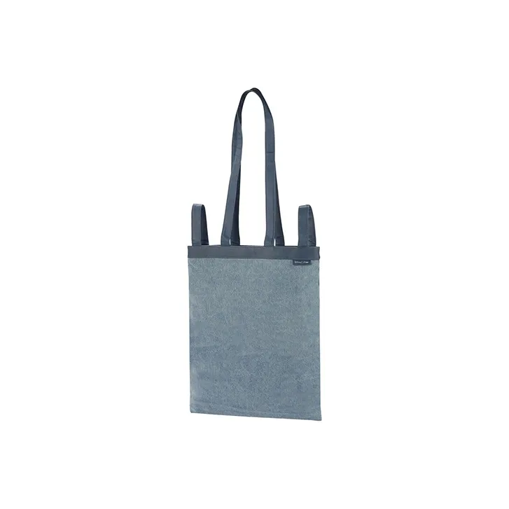 LiNing Disney Co branded Polyurethane Knitted Fabric One Shoulder Handbags Regular Unisex Denim Blue-1