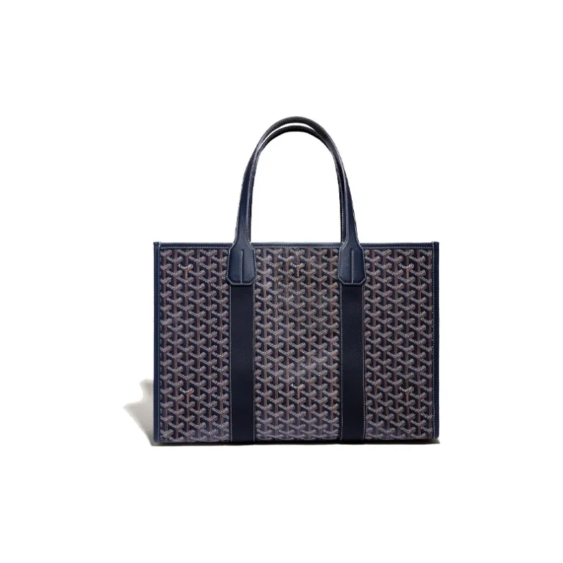 GOYARD Villette Tote Bag Mm Navy Blue-2