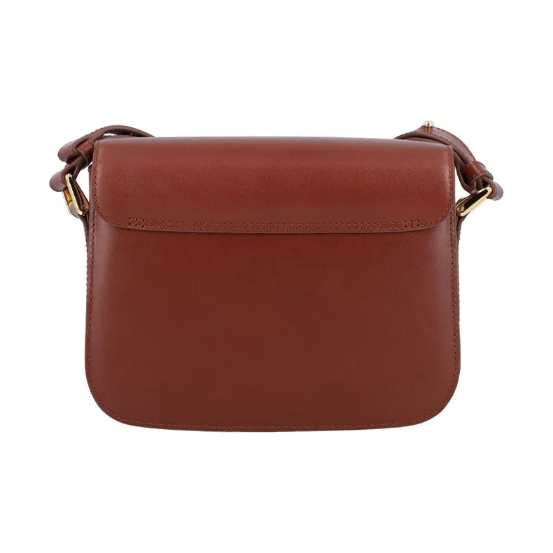 A.P.C Leather Shoulder Bag, Crossbody Bag, Handbag Women's Brown-3