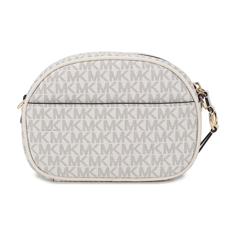 MICHAEL KORS Artificial Leather Crossbody Bag, Shoulder Bag Trumpets Women's Vanilla White-3