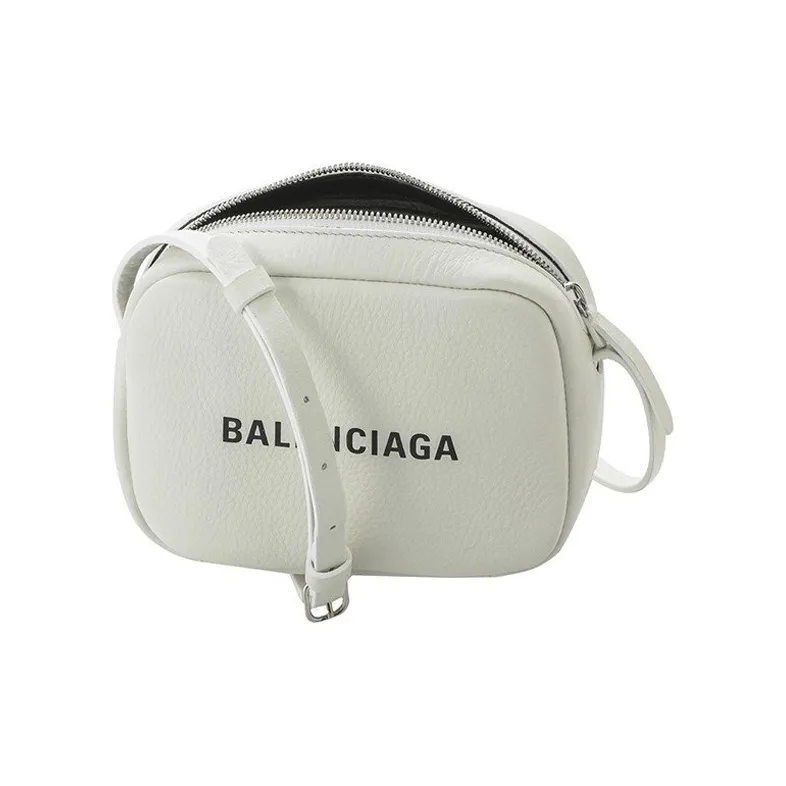Balenciaga Calfskin Clutches Shoulder Bag Crossbody Bag Regular Women's White-3