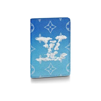LOUIS VUITTON Pocket Organizer Clouds Monogram Blue