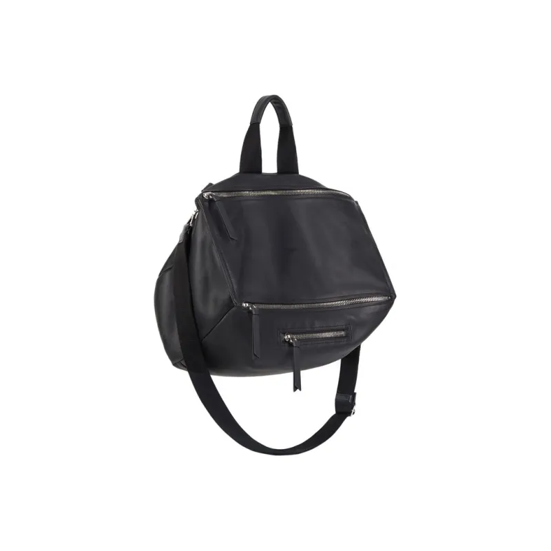 GIVENCHY Pandora Leather Messenger Bag Crossbody Handbag Men's Black-1
