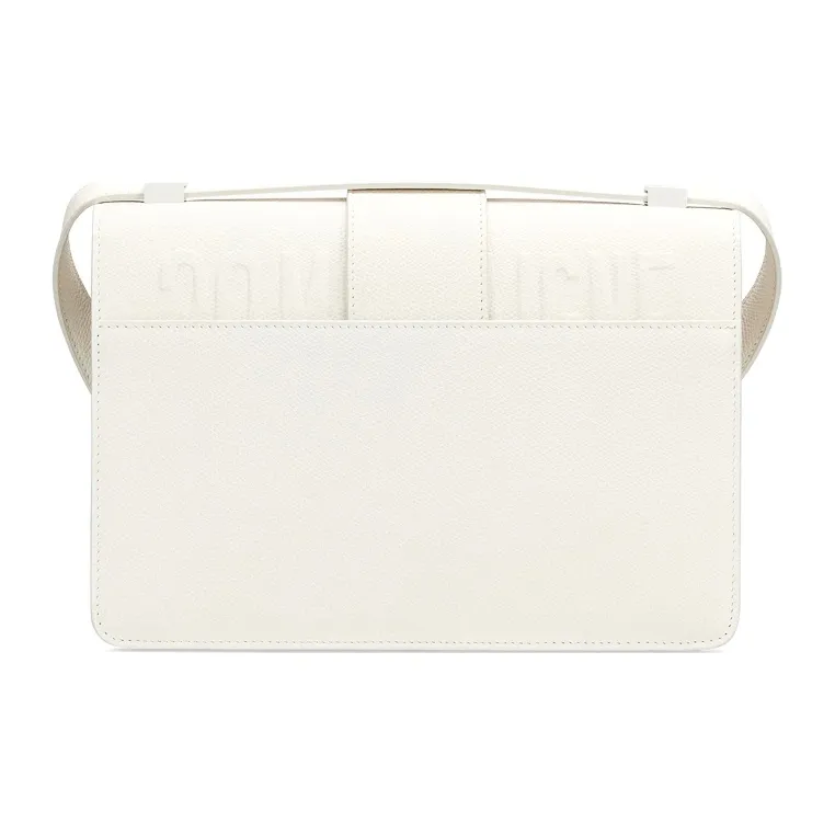 DIOR 30 Montaigne Calfskin Box Bag Shoulder Bag Women's Chalk White-3