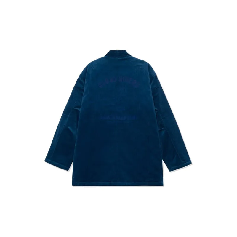 Steven Harrington X LINING Skateboard Parka Coats Men Blue-1