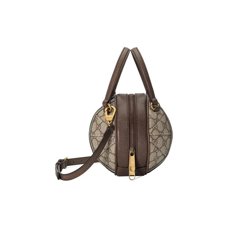 GUCCI Ophidia Canvas Spherical Bag, Portable Crossbody Bag, Shoulder Bag Unisex-3