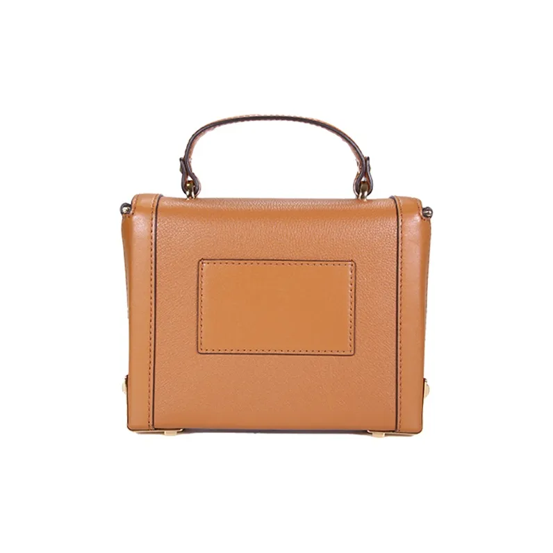 MICHAEL KORS Jayne Leather Shoulder Bag Crossbody Bag Handbag Small Size Women's Brown-1