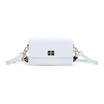 FILA PU Shoulder Bag, Crossbody Bag, Handbag Regular Women's Standard White