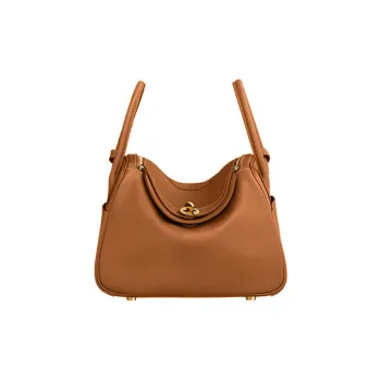 HERMES Lindy Calfskin Handbag, Shoulder Bag Women's