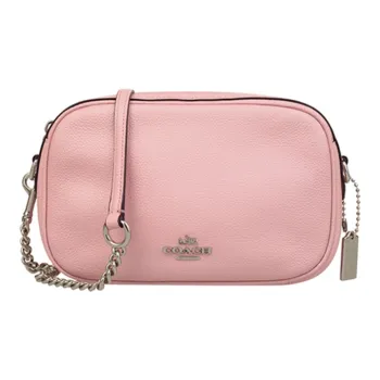 COACH Lsla Leather Camera Bag Shoulder Bag Crossbody Bag Small Size Women's Cherry Blossom Pink