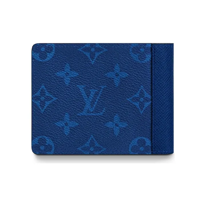 LOUIS VUITTON Multiple Wallet Navy Blue-2