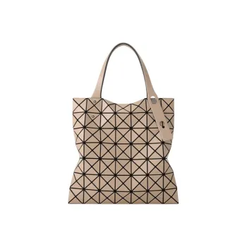 ISSEY MIYAKE Vinyl Chloride Resin Tote Bag, Shopping Bag, Handbag, Shoulder Bag Regular Women's Milk Tea