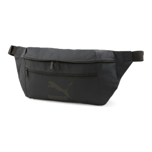 PUMA Polyester Crossbody Bag Sling Bag Fanny Pack Regular Unisex Pure Black