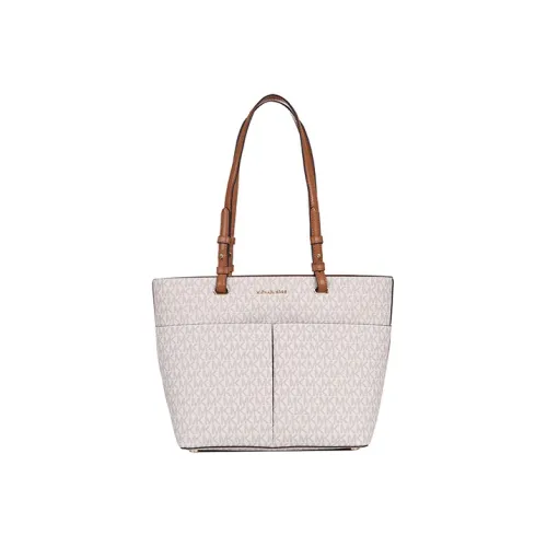 MICHAEL KORS Bedford Artificial Leather Handbag, Shoulder Bag Medium Size Women's White