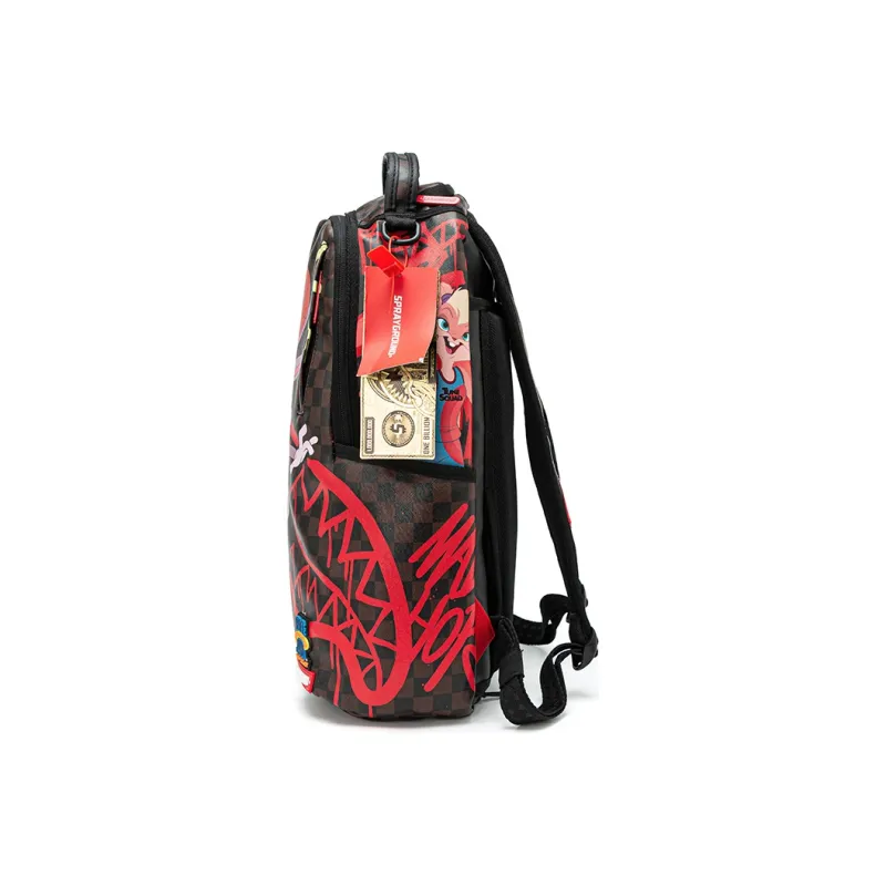 SPRAYGROUND PVC Coated Polyester Backpack Regular Unisex Black-2