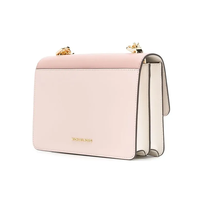 MICHAEL KORS Jade Leather Crossbody Bags Shoulder Bags Women's Pink-1