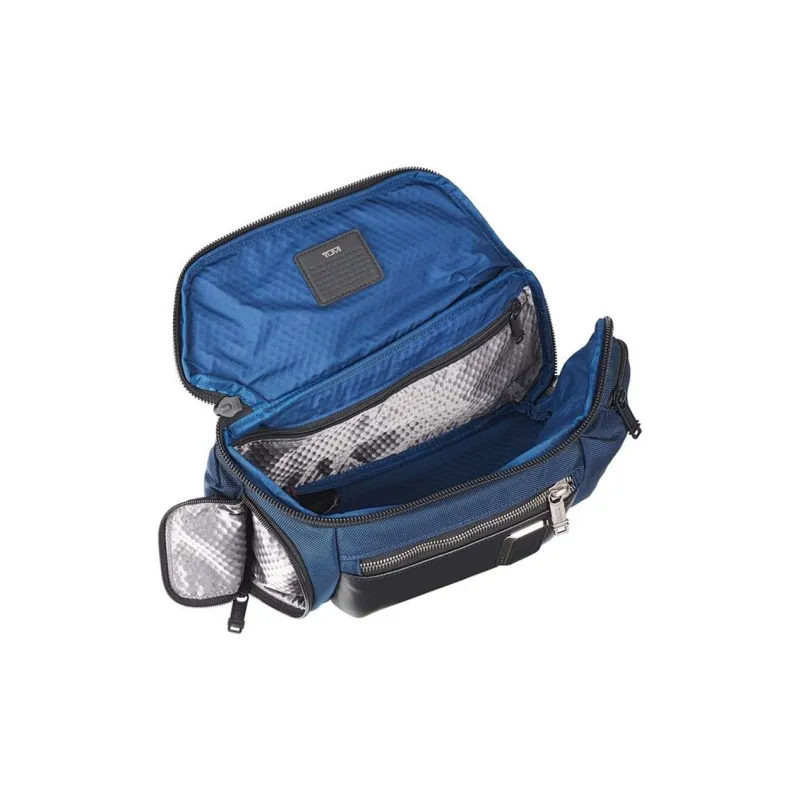 TUMI Alpha Bravo Nylon Fabric Sling Bag Men's Marine Blue-1
